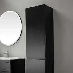 Sivukaappi Bathlife Eufori 450x1500x350mm musta