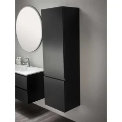 Sivukaappi Bathlife Eufori 450x1500x350mm musta
