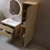 Sivukaappi Bathlife Eufori, 450x1500x350mm, vaalea tammi