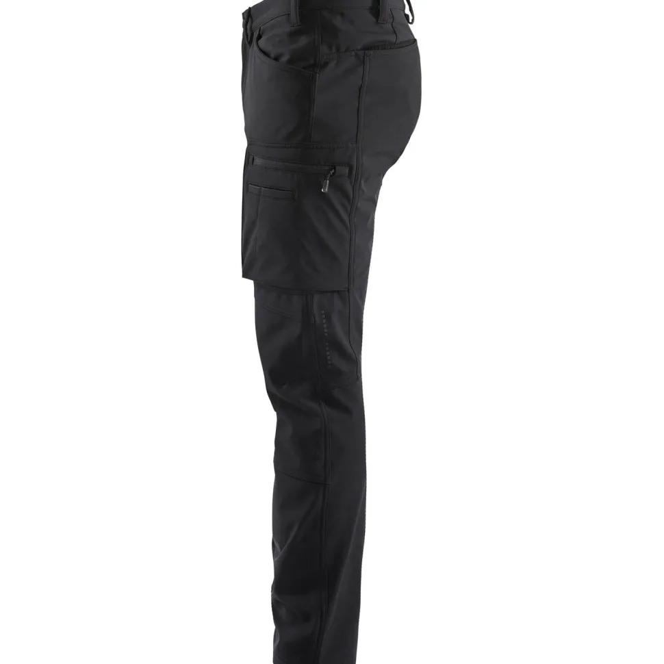 Softshell-talvihousut Blåkläder 1477 musta