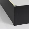 Sokkelin kulmalista Grip 90° 150mm musta