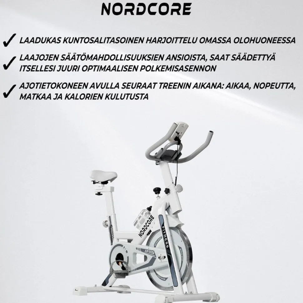 Spinningpyörä Nordcore Core 1300, valkoinen