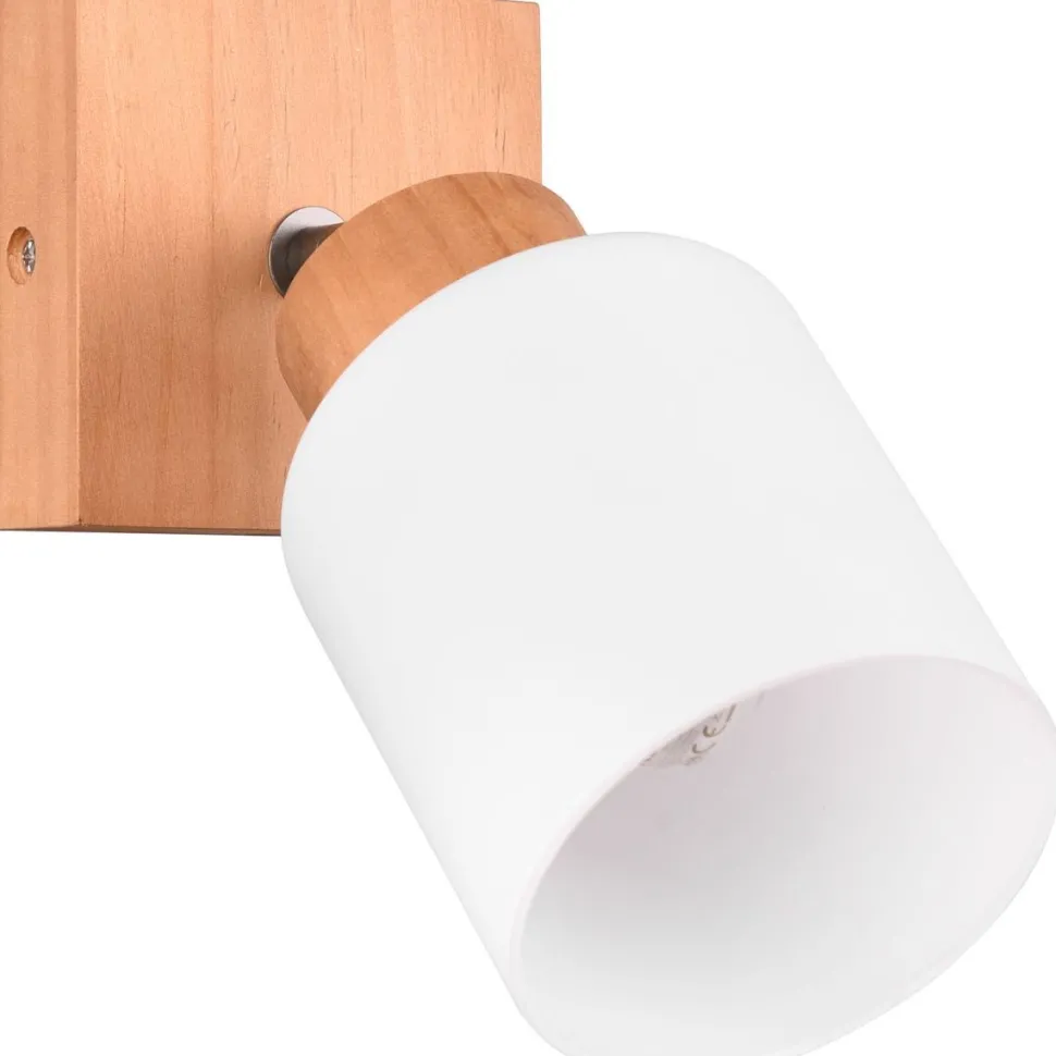 Spottivalaisin Trio Assam E14 puu/valkoinen