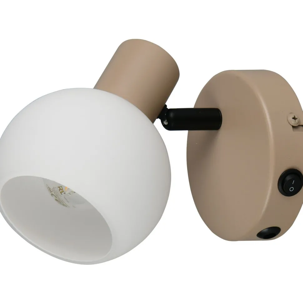 Spottivalaisin Trio Boba 1-osainen E14 lämmin beige