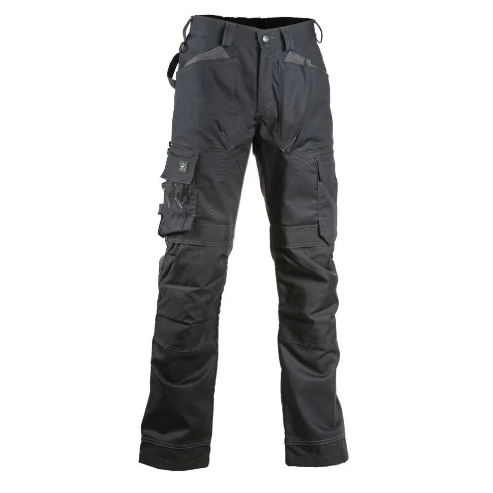Stretch-housut Dimex 60602 musta/harmaa