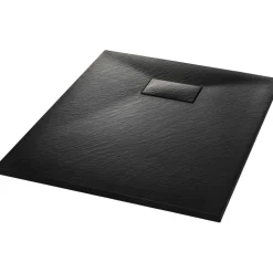 Suihkualusta 90x70 cm SMC musta