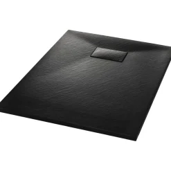 Suihkualusta 100x70 cm SMC musta