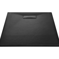 Suihkualusta 100x80 cm SMC musta