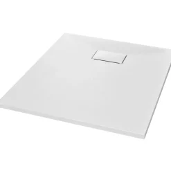 Suihkualusta 90x70 cm SMC valkoinen