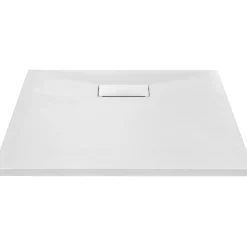 Suihkualusta 90x70 cm SMC valkoinen