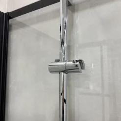 Suihkukaappi Bathlife Betrakta, 70x90cm / 90x70cm, suora, kirkas lasi, musta kehys
