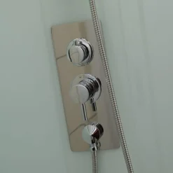 Suihkukaappi Bathlife Kyffe eri kokoja musta