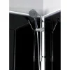 Suihkukaappi Noro Ocean 90C 900x900 mm musta lasi