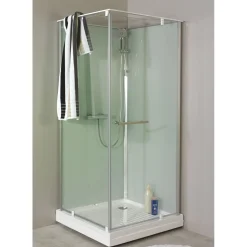 Suihkukaappi Noro Ocean 90C 900x900 mm valkoinen lasi