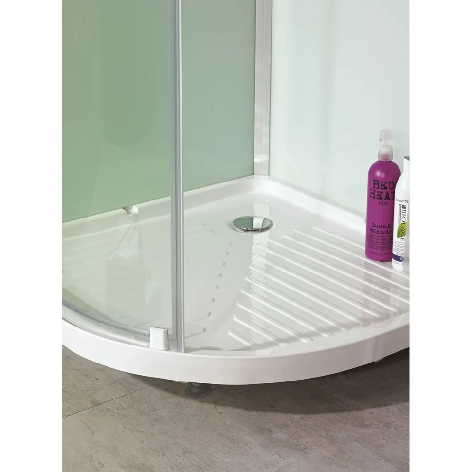Suihkukaappi Noro Ocean 90R 900x900 mm valkoinen lasi