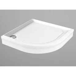 Suihkukulman allas Interia S0029-SET kivimassa 100x100cm valkoinen