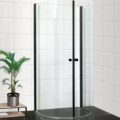 Suihkunurkka Bathlife Mitt 1900x930x780 mm musta/kirkas lasi