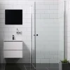 Suihkunurkka Bathlife Mångsidig Vital ovi 900 + ovi 900 osittain himmeä