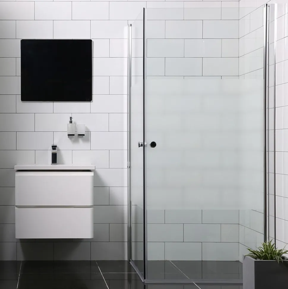 Suihkunurkka Bathlife Mångsidig Vital ovi 900 + ovi 900 osittain himmeä