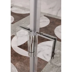 Suihkunurkka Hietakari Infinia 259 taittuvat ovet 80x90/90x80 cm harmaa profiili