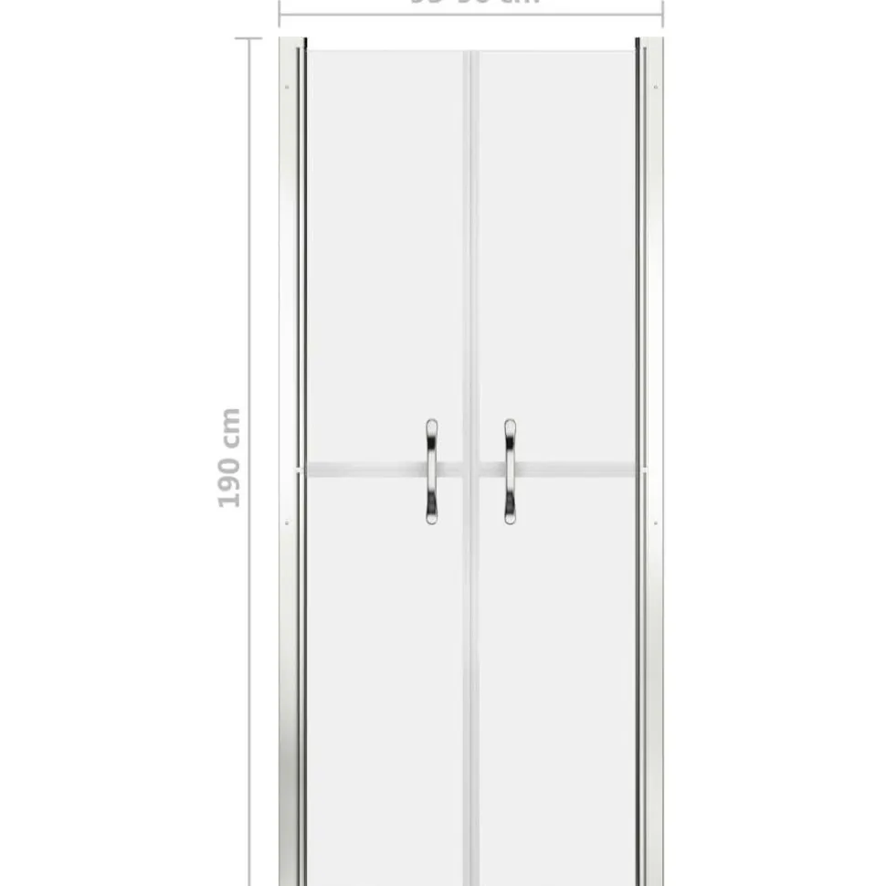 Suihkuovi huurrettu ESG 96x190 cm