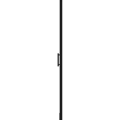 Suihkuovi karkaistu lasi 81x195 cm musta