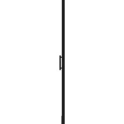 Suihkuovi karkaistu lasi 100x178 cm musta