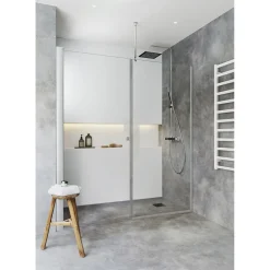 Suihkuovi syvennykseen Hafa Igloo Pro Niche, ovi ja seinä, 2 jatkoprofiilia, eri vaihtoehtoja