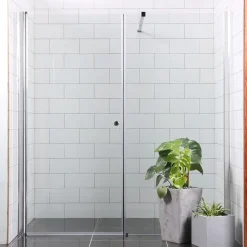 Suihkuseinä Bathlife Mångsidig Vital seinä + ovi, eri kokoja