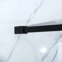 Suihkuseinä Bathlife Profil 800x2000 mm kirkas lasi musta