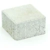 Suojatiekivi Rudus Kartanonoppa 80 138x138x80 mm sileä valkoinen