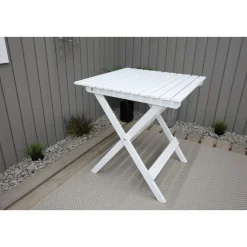 Taitettava puutarhapöytä Baltic Garden Wilma 65x65cm er värejä