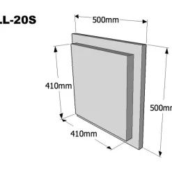 Takkaluukku Tapani Puosi 410x410mm eri värivaihtoehtoja