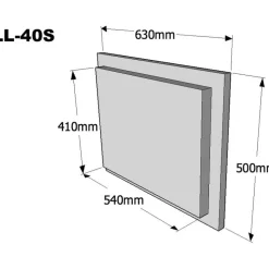 Takkaluukku Tapani Puosi 540x410mm eri värivaihtoehtoja