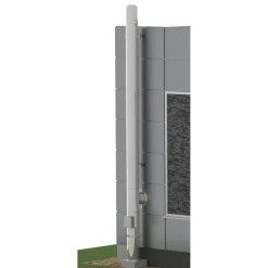 Takkapiippupaketti Jeremias Vision Ø150/3000 mm musta