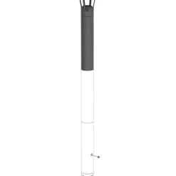 Takkapiippupaketti Jeremias Vision Ø200/3000 mm valk/musta