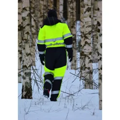 Talvihaalari Dimex 6039 huomioväri vettähylkivä keltainen/musta