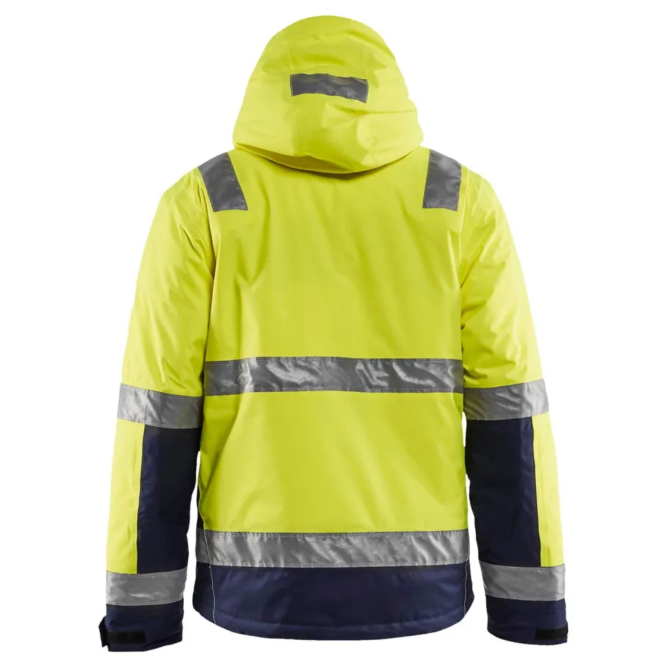 Talvitakki Blåkläder Highvis 4870 keltainen/mariininsininen