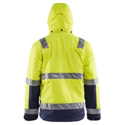 Talvitakki Blåkläder Highvis 4870 keltainen/mariininsininen