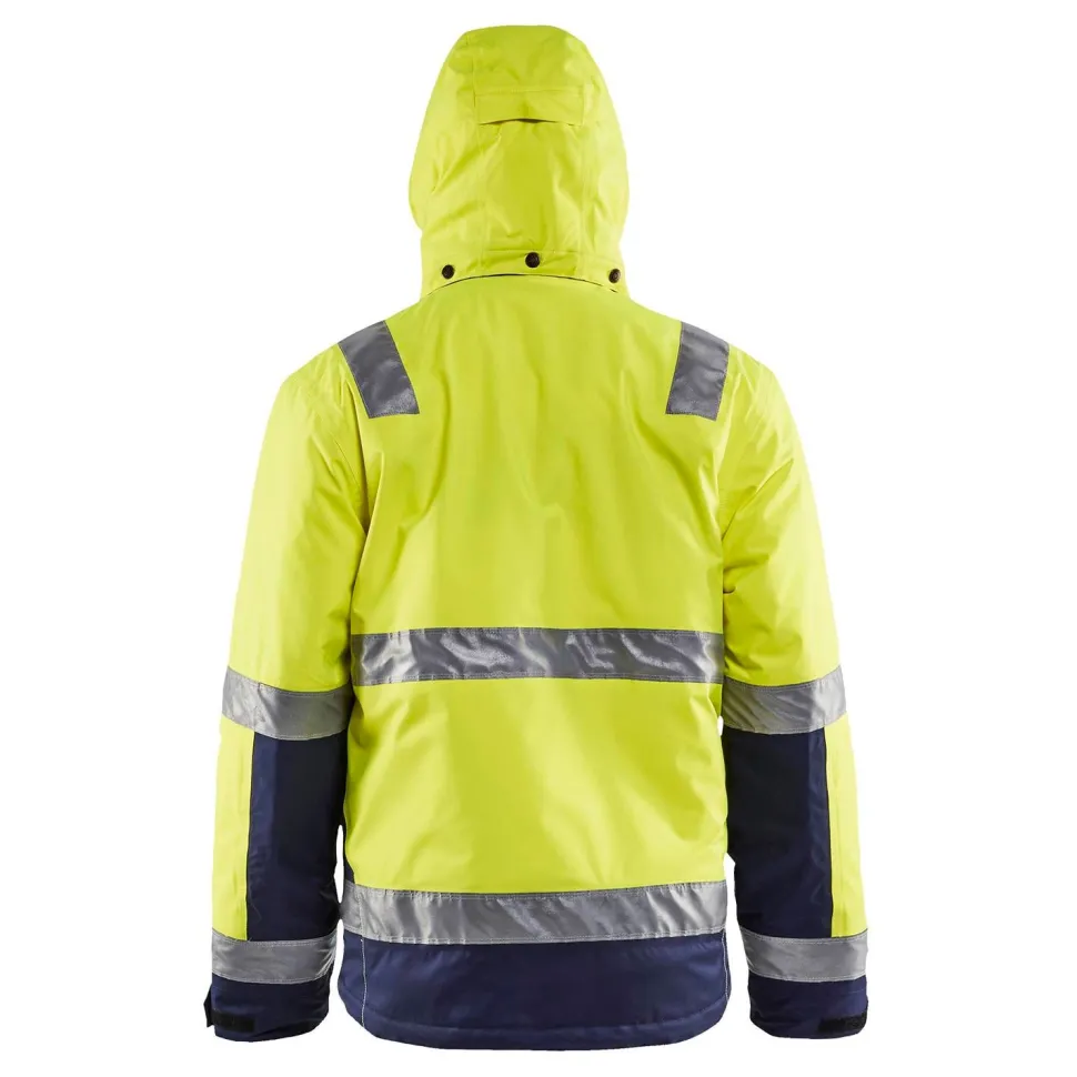 Talvitakki Blåkläder Highvis 4870 keltainen/mariininsininen