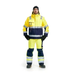 Talvitakki Blåkläder Highvis 4870 keltainen/mariininsininen