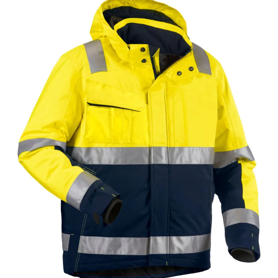Talvitakki Blåkläder Highvis 4870 keltainen/mariininsininen