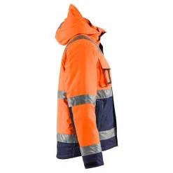 Talvitakki Blåkläder Highvis 4870 oranssi/mariininsininen
