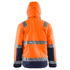 Talvitakki Blåkläder Highvis 4870 oranssi/mariininsininen