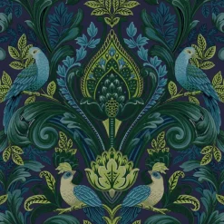 Tapetti Grandeco Arcadia A67801-A67802, non-woven, vinyylipinta, lintu