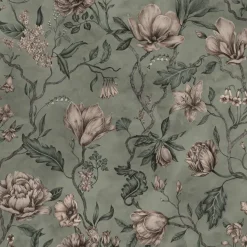 Tapettipaneeli Sandberg Belinda non-woven mittatilaus vihreä