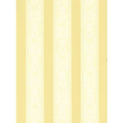 Tapetti Sandudd Isoäidin aikaan 4831-4, non-woven, ornamentti, raita, keltainen/valkoinen