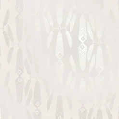 Tapetti Sandudd Ivana Helsinki Indian Summer 5248-4, non-woven, graafinen/geometrinen, vintage, helmiäinen/valkoinen