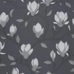 Tapetti Sandudd Unelmia 5228-6, 0,53x11,2m, non-woven, romanttinen, tummanharmaa