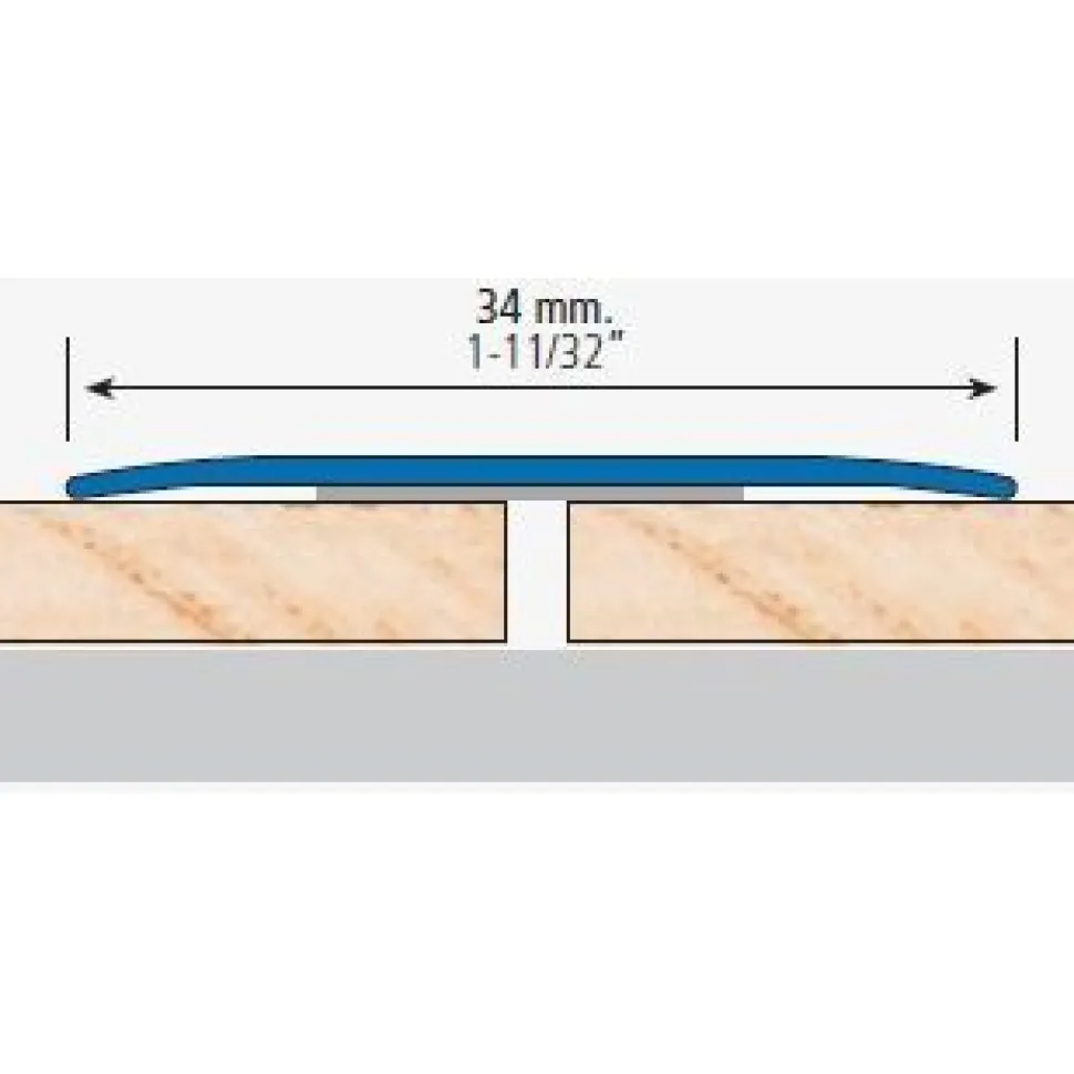 Tasolista Euroshrink alumiini 290a, 34mm x 1m, itseliimautuva, eri värejä
